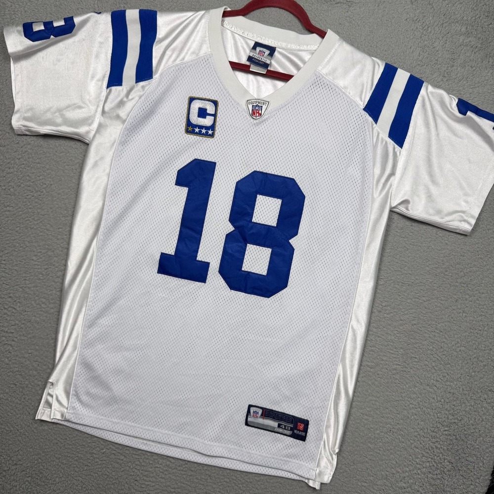 Vintage Y2K Reebok Indianapolis Colts Peyton Manning Jersey - Picture 1 of 5